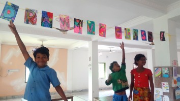Drawing class in PUSS, Bhubaneswar